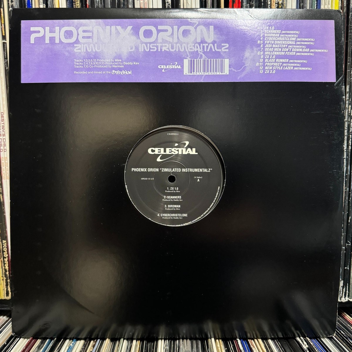 PHOENIX ORION - ZIMULATED INSTRUMENTALZ (VINYL 2LP) 1999!!! RARE