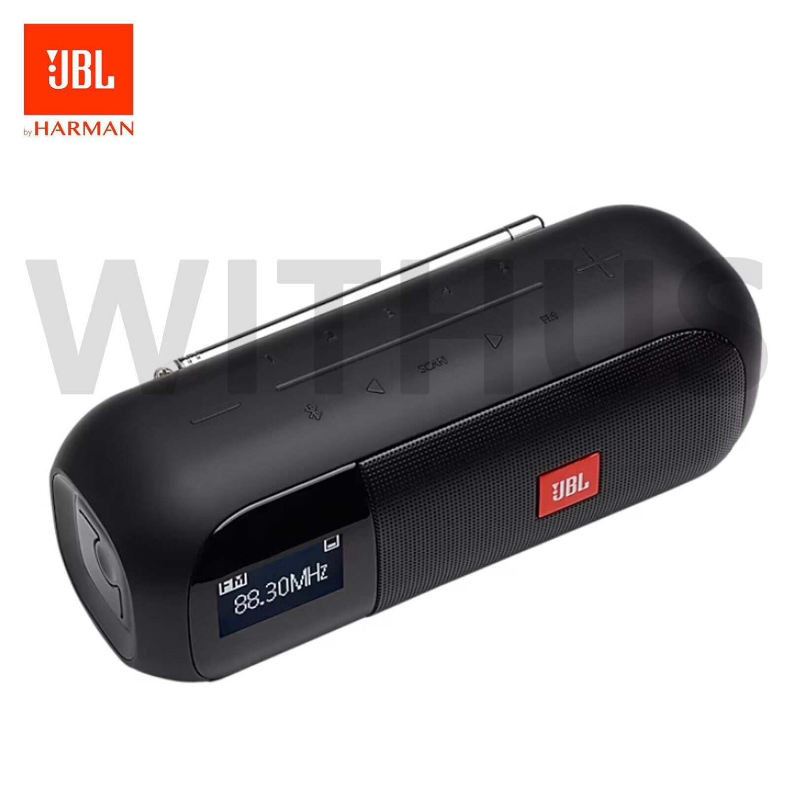 JBL TUNER 2 FM Portable FM Radio & Bluetooth Speaker Black