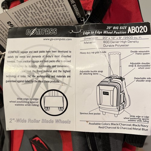 Boy Scout Venturing Logo Wheeled backpack - Picture 2 of 9