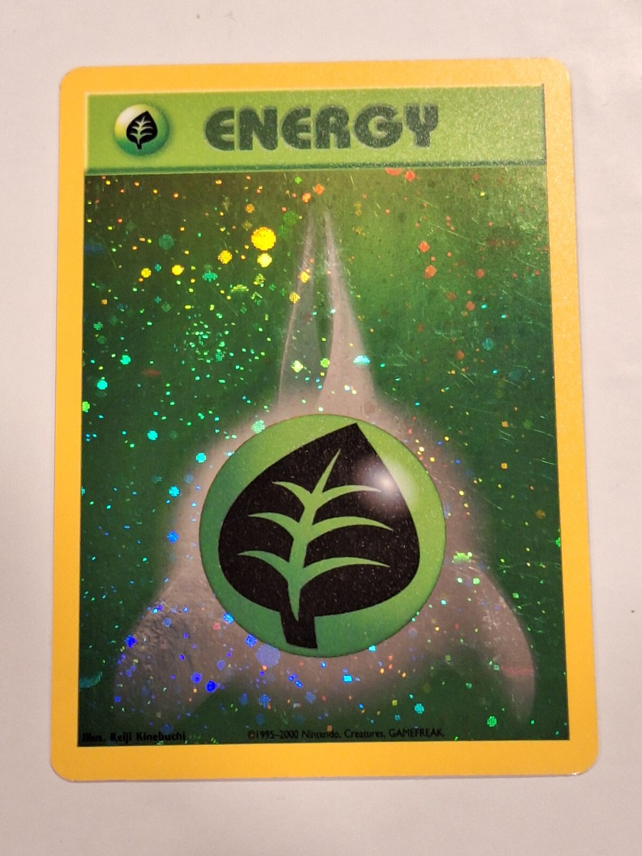 Grass Energy Base Set 1995-2000 Pokemon Holo Foil Rare Nice! | eBay