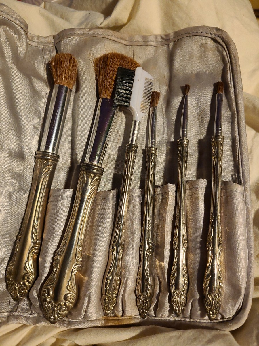 Sterling Silver Makeup Brush Set Saubhaya Makeup