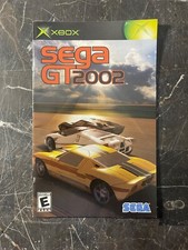 Sega GT 2002 Microsoft Xbox Manual Only-Original