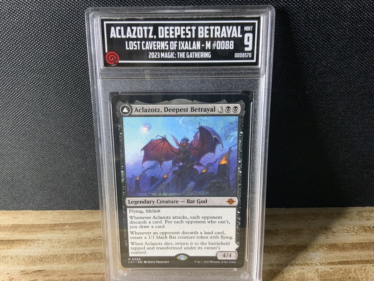 MTG Aclazotz, Deepest Betrayal Lost Caverns Ixalan TCCG 9 Mint