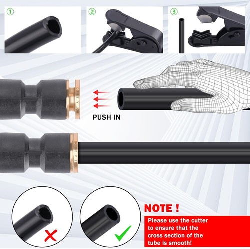 Durable 31 PCS Quick Connect DOT Air Brake Fittings for Truck & Industrial Use - Picture 8 of 10