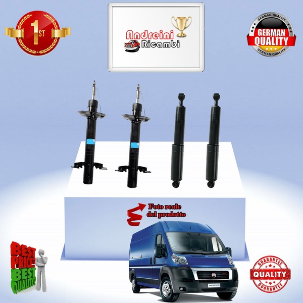 KIT 4 StoßDäMpfer Vorne + Hinten Fiat Ducato 2.2 MJT 74KW 100PS Ab 2006 -> A36-image