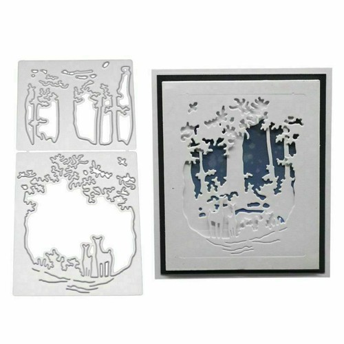 Deer Metal Cutting Dies Stencil Die Scrapbooking Embossing Paper Card DIY Craft