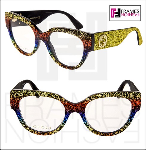 GUCCI AUTHENTIC 0103 Yellow Rainbow 