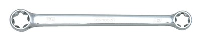 KS Tools CHROMEplus Torx-E-Doppel-Ringschlüssel, E10xE12 - 518.0862