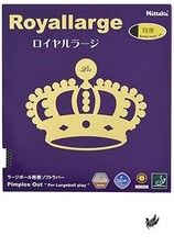Nittaku Table Tennis Rubber Royal Large Large Ball Speed NR-8559 Black MAX