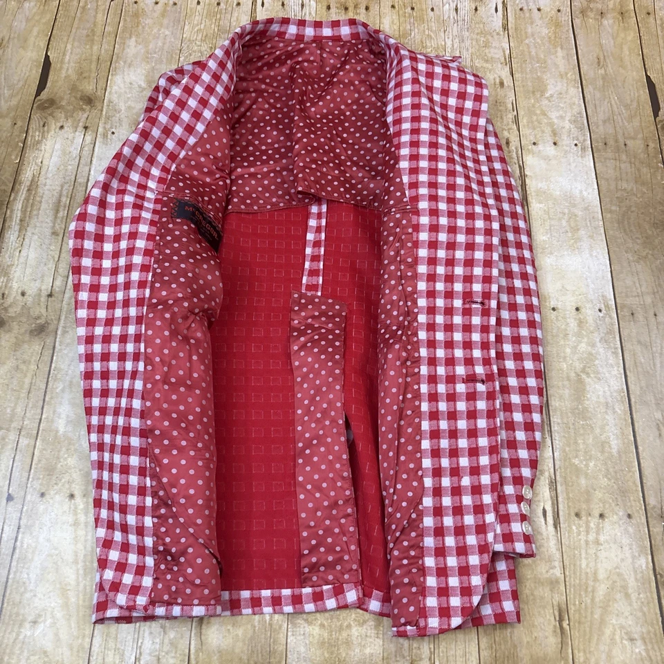 Blazer McGregor Poliéster Ocio Traje Chaqueta Abrigo Deportivo De Colección Rojo Guinga 41L Foto 4 de 4