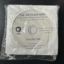 Ken Burns PBS THE VIETNAM WAR 5 Disc DVD Set Rare Sealed Press Preview
