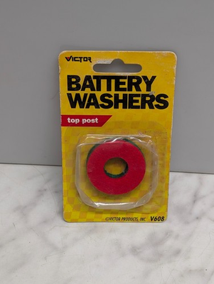 #ad Victor V608 Top Post Battery Washers Anti Corrosion Fiber NOS GM Ford 1p $4.99