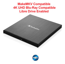 Verbatim 4k UHD Blu-ray Brenner externes Lauf...