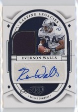 2023 Panini National Treasures Lasting Legacies 30/99 Everson Walls Auto 9ut