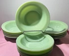 VTG FIRE KING JADEITE Restaurant Ware  8 oz RIM  Grapefruit / Cereal Bowl  G305