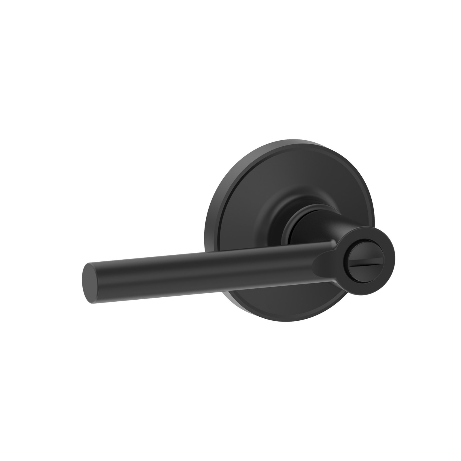 Schlage J40-BRW Black Brentwood Privacy Door Lever Set (Formerly Dexter)