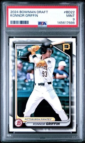 2024 Bowman Draft - #BD22 Konnor Griffin 1st Bowman Prospect PSA 9