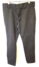 Dickies 872 Slim Fit Chino Work Pants Trousers Charcoal Grey 34/32 A515
