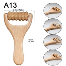 Wood Therapy Tools for Body Shaping,Wooden Massage Tools, Lymphatic Drainage Mas