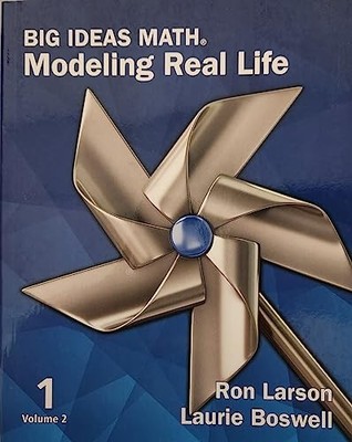 Big Ideas Math, Modeling Real Life, Grade 1 Volume 2, C -  NEW