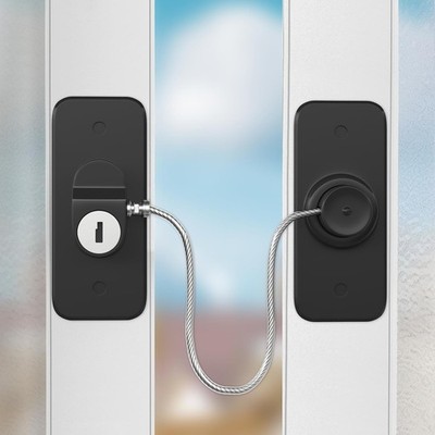 Schloss Fenster Schloß AOSITE 2 Stück Window Restrictor Kids, Kindersicherung H