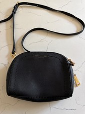 Marc Jacobs Playback Crossbody Bag  Saffiano Leather  black authentic purse bag