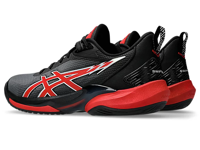 Asics Swiftace Yuki Basketball Black Red 1063A136-001 Men's Size