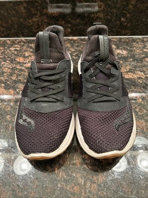 SAUCONY Stretch & Go Breeze S3002-60 Womens Black Running Sneakers Shoes Sz 7