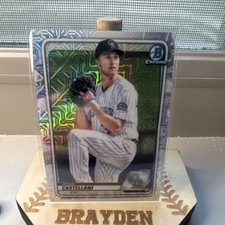 Topps 2020 Bowman Chrome Parallel Ryan Castellani #BCP-182 Rockies Prospects