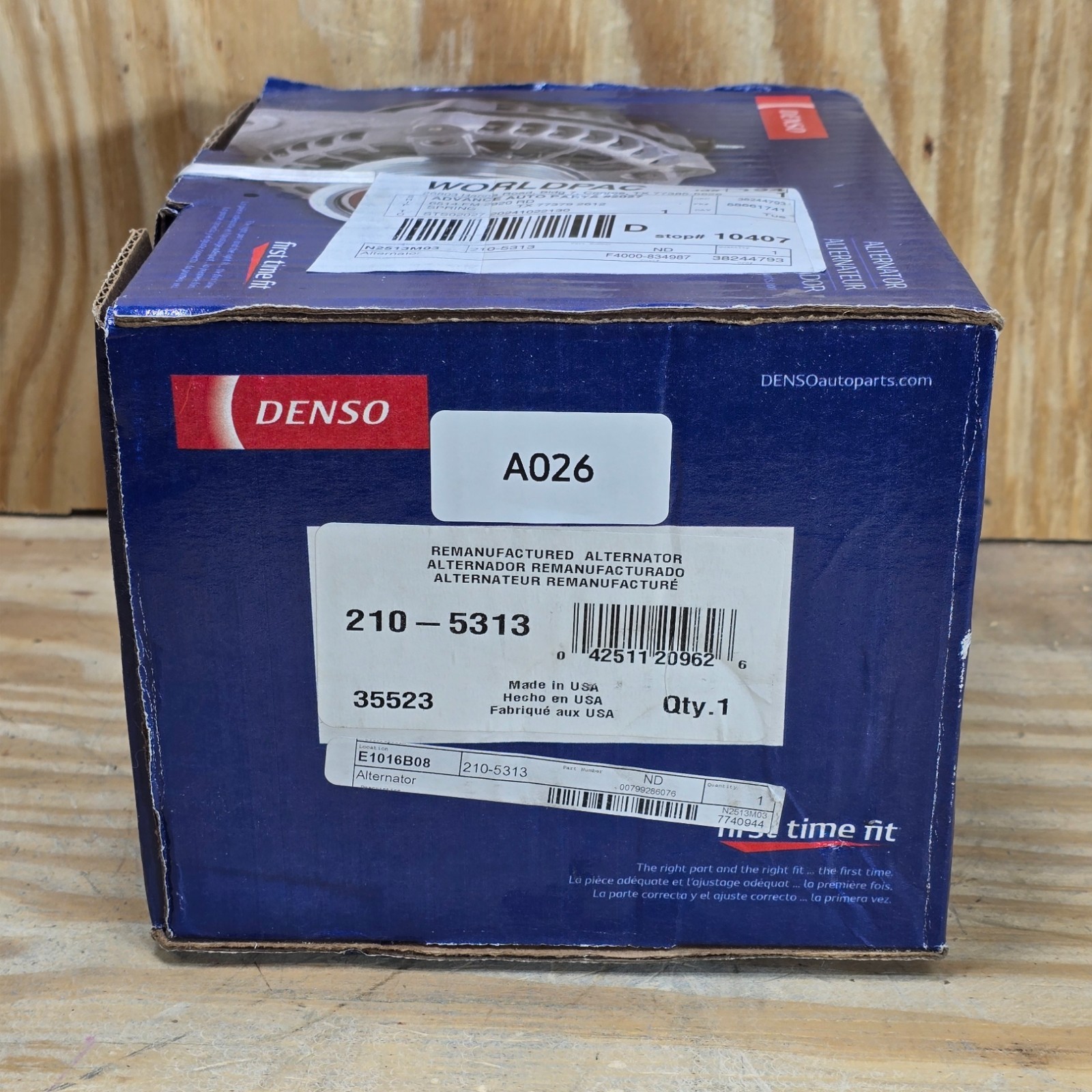 DENSO 2105313 Remanufactured Alternator