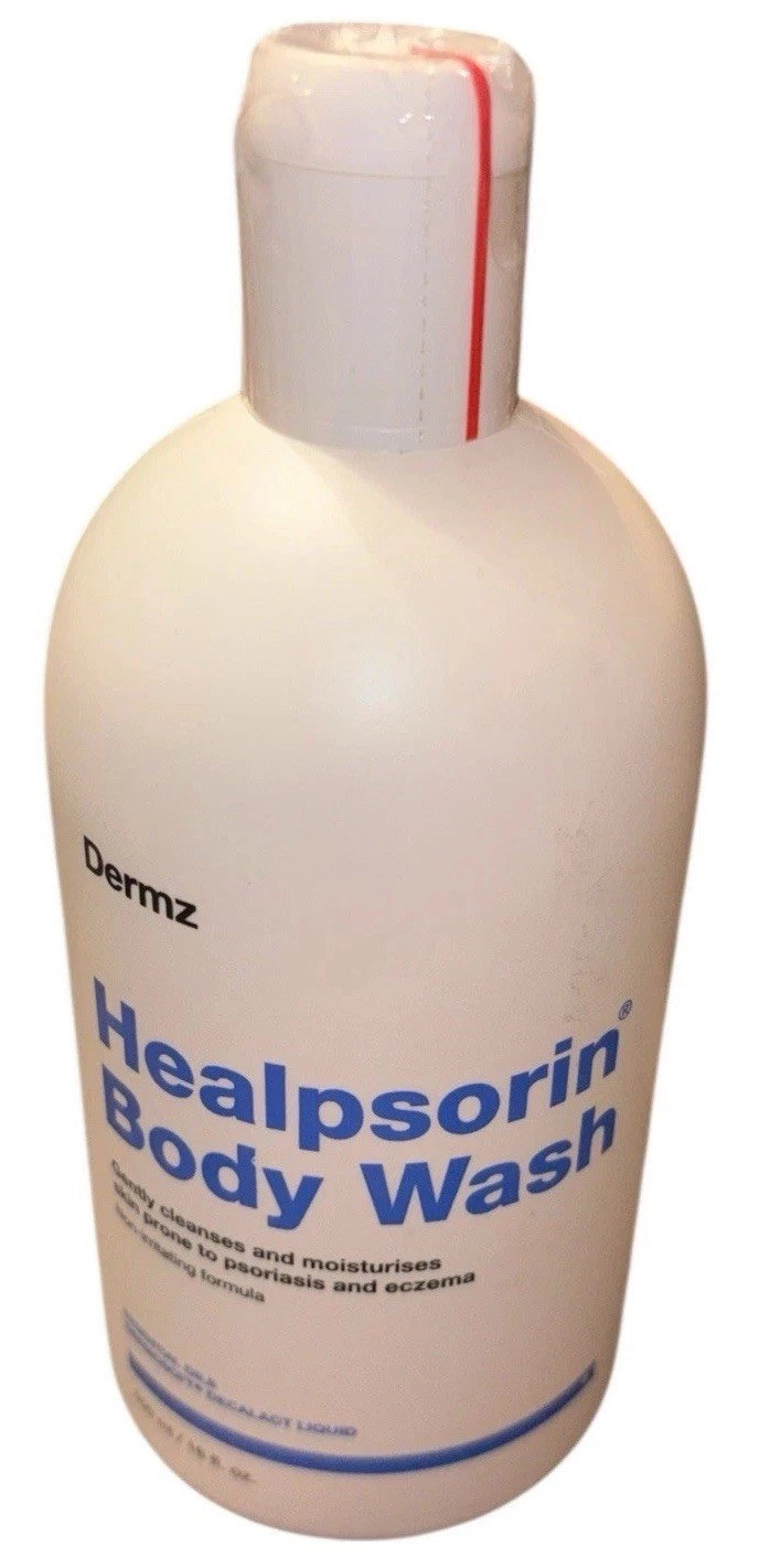Dermz Healpsorin 500ml Hydrating Body Wash: Psoriasis Sensitive Skin Free pp