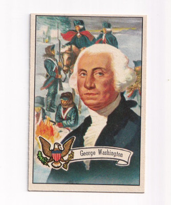 1956 Topps U.S. Presidents #3 George Washington