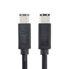 6 Pin to 6Pin FireWire 400 to FireWire 400 6-6 ilink Cable IEEE 1394 1.8m Black