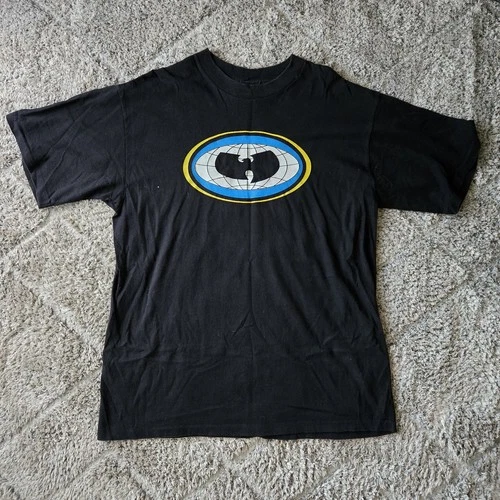 Wu Tang Wear Clan Shaolin NY Sz XL USA Shirt 90s Rare Fo 1990s vintage concert t-shirt, vintage, size XL, single stitch, B+ condition