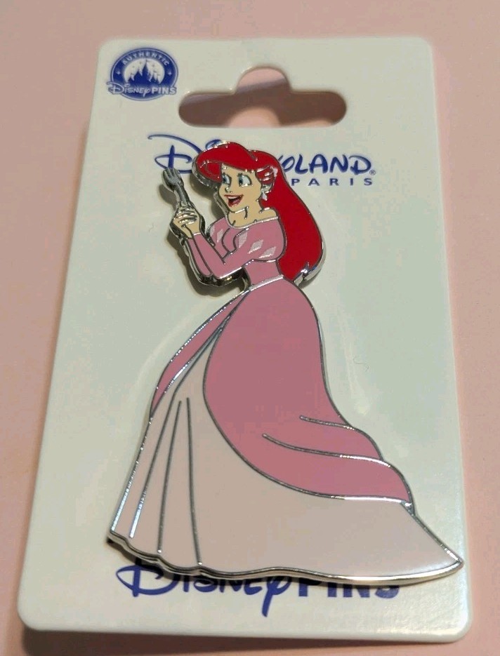 New Disneyland Paris Ariel Fork Pin The Little Mermaid | eBay