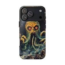 For iPhone / Galaxy / Pixel Technicolor Retro Octopus Phone Case