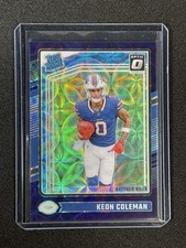 KEON COLEMAN 2024 Donruss Optic Purple Scope Prizm RC #263 Buffalo Bills