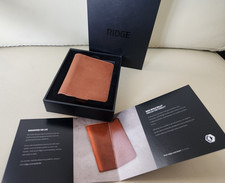 NEW Ridge Bifold Leather Wallet-Tobacco Brown RFID Protection