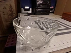 Vintage Pyrex Ovenware Clear Heavy Glass TEARDROP Mixing Serving Bowl 9”