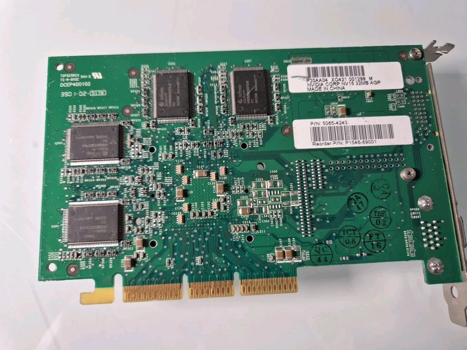 Scheda Video Vintage  P1546-69001 32MB AGP Nvidia NV15  - Immagine 2 di 3