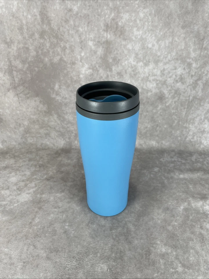 Aladdin Insulated eCycle Travel Coffee Mug Cup 16 oz Blue w/ Twist Lid - Image 4 of 4
