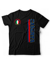 T-Shirt Caserta Città Campania Maglietta per tifosi Rossoblu Calcio Ultras