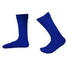 Men's Scottish Royal Blue Kilt Socks - Highland Kilt Hose