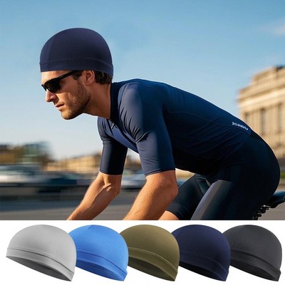 5Pcs Breathable Skull Caps Quick Dry Sun Protection Sports Helmet Liner Cycling