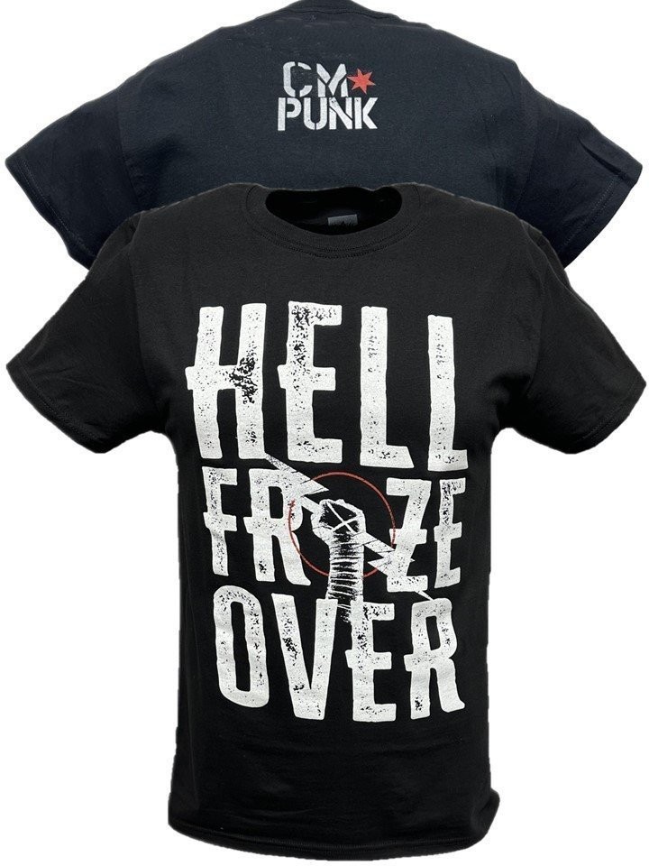 Return of CM Punk Hell Froze Over Black T-shirt | eBay