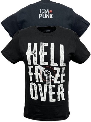 Return of CM Punk Hell Froze Over Black T-shirt | eBay
