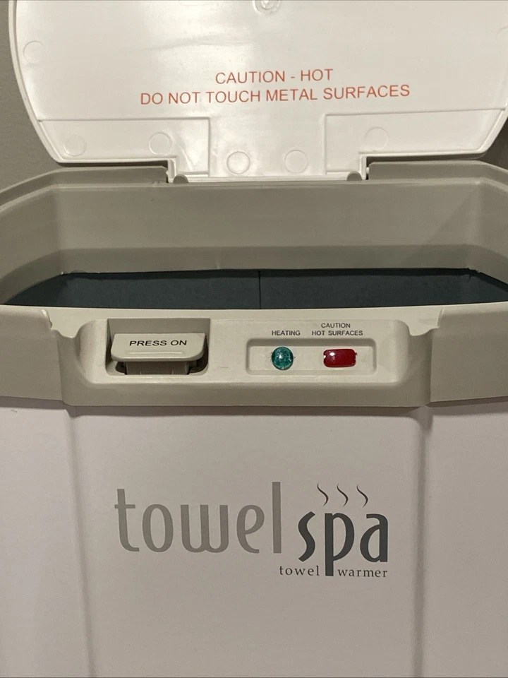 Calentador calentador Brookstone Innovation Direct Towel Spa TSK-5201MA - probado y funciona Foto 4 de 4