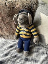 Vintage 80s Roland Rat Breakfast TV Superstar Soft Toy Plush Teddy 14”