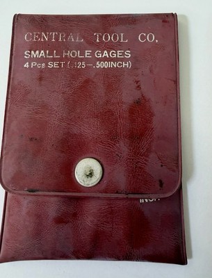 4pc Machinist Small Hole Gauge Set .125 - .500 Split Ball Bore Gages