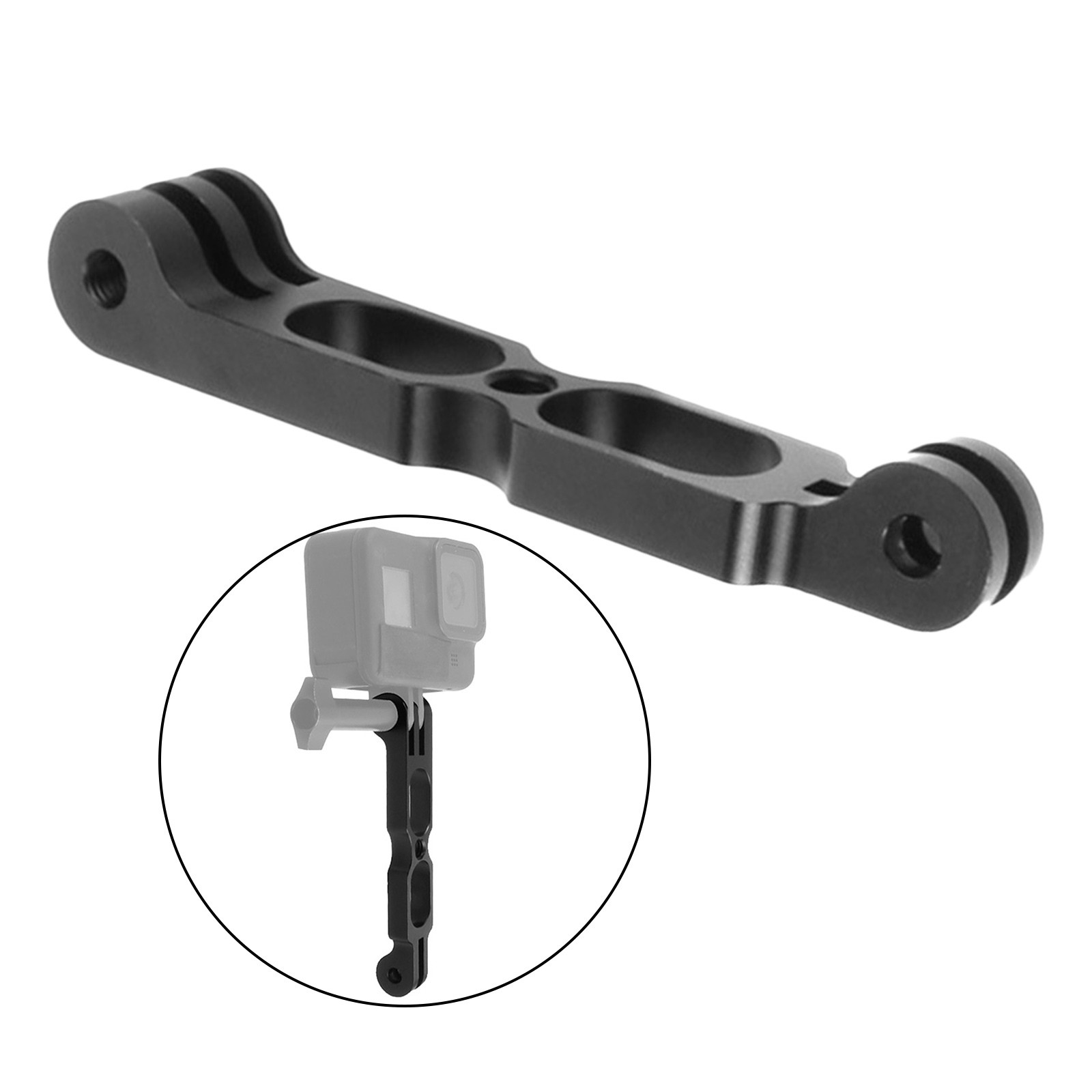 Sport Camera Extension Hole Rod Arm Mount Helmet For Gopro Max For Insta360